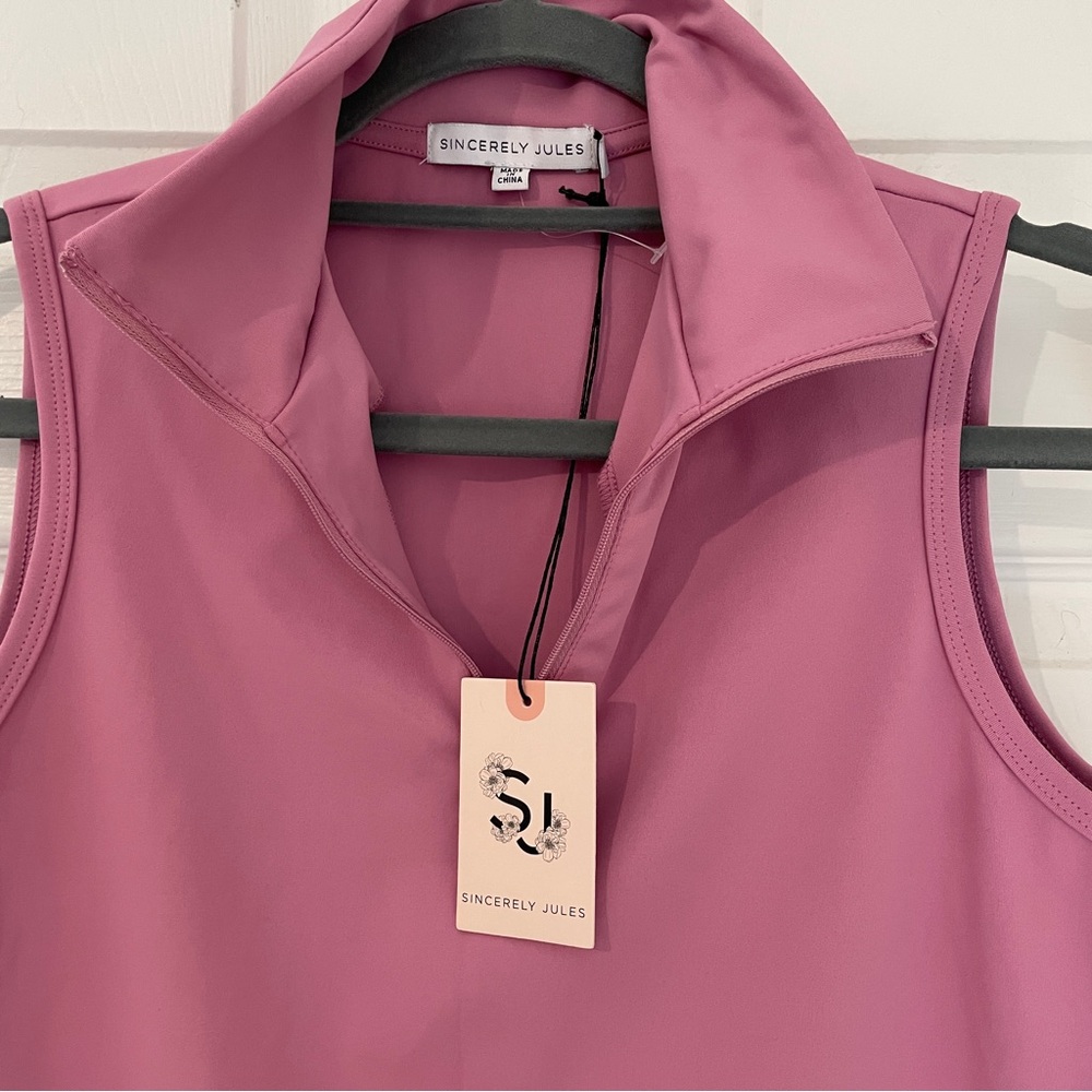 Sincerely Jules two toned golf and tennis tank NWT Size small - Picture 2 of 4